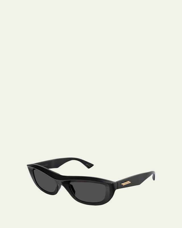 Ribbon Plastic Cat-Eye Sunglasses